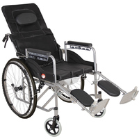 Fauteuil roulant pliant léger manuel Portable complet pour personnes âgées enceintes handicapées