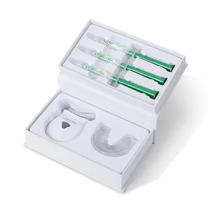 Atacado portátil 18% kit de clareamento dental PAP fórmula forte com boquilha personalizável logotipo privado