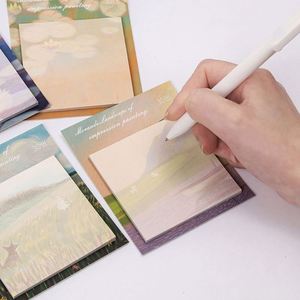 กระดาษโน้ตแบบมีกาวในตัวพิมพ์ลายภาพวาดของแวนโก๊ะ - Product Image 2