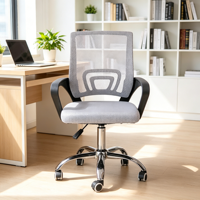 Chaise de bureau pivotante en maille, design moderne, réglable en hauteur, en plastique, vente en gros d'usine, best-seller