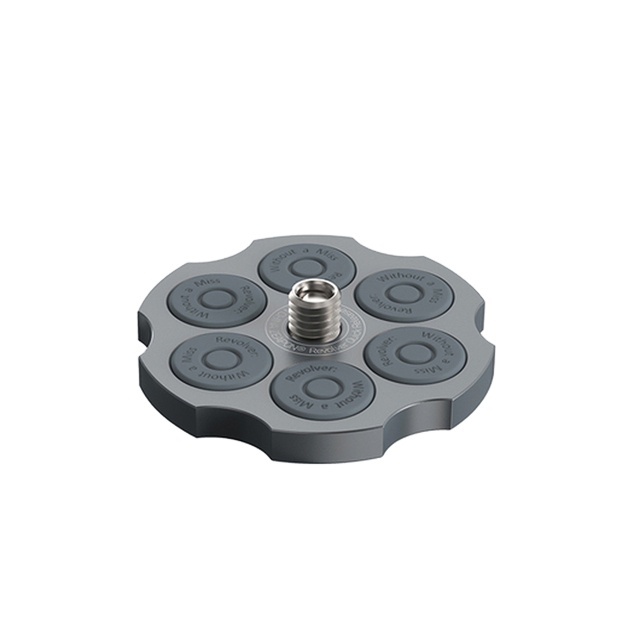 ZEAPON Al-H1 Revolver Quick Release Clamp Plate - Snap Unlocking Base With 10KG Payload for DSLR Cameras, Slider Rails
