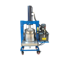 Presse à jus hydraulique automatique en acier inoxydable industriel pour jus de fruits, jus de raisin, vin, presse à froid pour jus