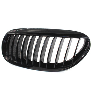 Parrilla delantera BMW E63 en negro brillante, plástico ABS, para actualización de la serie 6 de 2004 a 2010. - Product Image 2