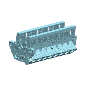 जहाज उद्योग और इंजन शरीर के लिए प्रोटोटाइप 3 डी रेत कास्टिंग मोल्ड डिजाइन - Product Image 1