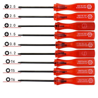 Kit d'outils de réparation et de démontage pour console de jeu, tournevis Torx T6 T8 T10 Phillips Tri-wing, outil de démontage pour Wii DS NDSL Wii GBA