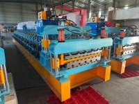 Máquina Formadora de Rollos de Tejas Trapezoidales y Corrugadas de Doble Capa LINRAN