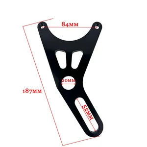 Braket Adaptor Kaliper Rem Belakang Sepeda Motor Universal CNC 220Mm X70Mm Set untuk Modifikasi Sistem Rem Buatan Tiongkok Daratan - Product Image 3