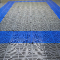Dalles de sol de garage en PP haute résistance, emboîtables, imperméables, antidérapantes, installation par clipsage pour atelier de detailing automobile