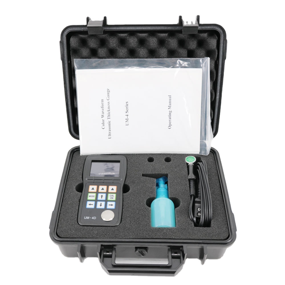 UM-4D Ultrasonic Thickness Gauge Measuring Range 0.6-508mm For Measuring The thickness Of Metal Materials  Pipes Press