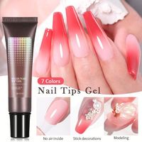 Offre Spéciale professionnel ongles fournitures 15g UV Gel ongle pointe colle solide et à la mode 15ml Tube longue durée OEM marque privée