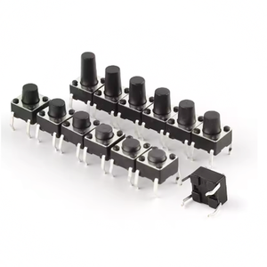 20 cái/lốc Tactile chuyển đổi tạm thời Tactile tact đẩy nút chuyển đổi 6x6x4.3/5/5.5/6/7/8/9/10/11mm mini Micro chuyển đổi 6x6mm - Product Image 1