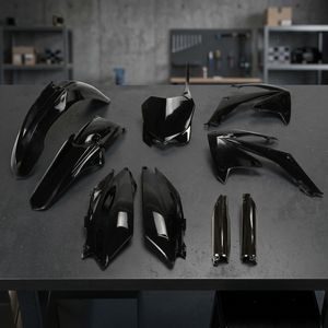 2011-2012 per Honda CRF 450R Kit di plastica completa nero USA Made accessori per moto - Product Image 2