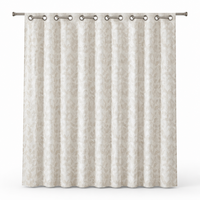Rideau de douche 5% lin, 95% polyester avec 12 œillets, 165 GSM, 72*72 pouces, motifs imprimés personnalisés
