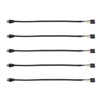 Kabel kontrol mini din 5P cetak kustom digunakan untuk keyboard komputer gaya lama, mobil tesla