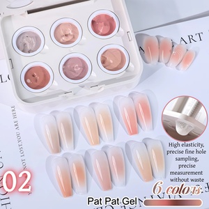 6 Colors Air Cushion Patting <b>Gel</b> Gradient <b>Gel</b> Polish <b>Set</b> Gradient Blush Macaron Colorful Candy Solid <b>Nail</b> <b>Gel</b> - Product Image 5
