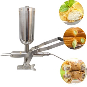 Machine <span class=keywords><strong>de</strong></span> remplissage manuelle multifonctionnelle 5L pour pâtisseries, confitures, beignets et choux à <span class=keywords><strong>la</strong></span> crème, idéale pour les commerces <span class=keywords><strong>de</strong></span> desserts et <span class=keywords><strong>de</strong></span> snacks - Product Image 1