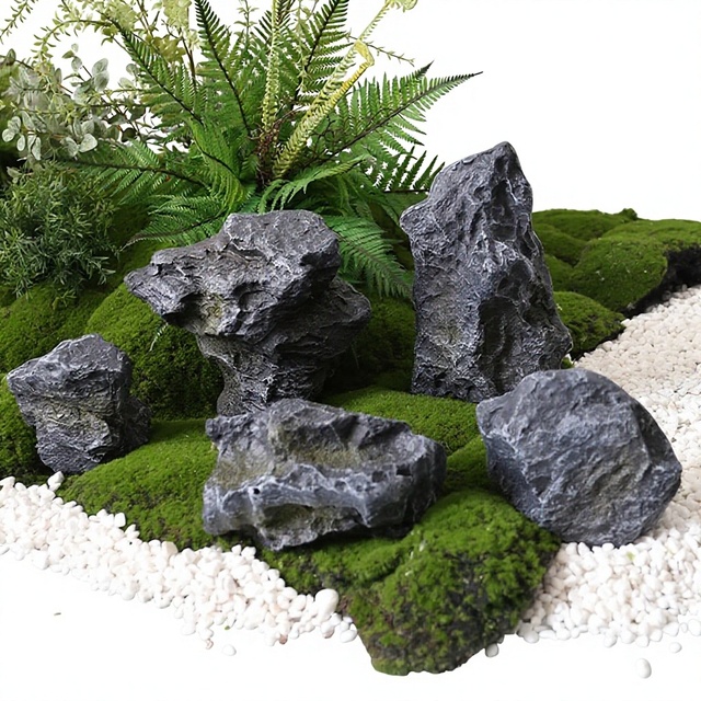 Huar's New Artificial Stone Ornaments HE-303 Garden Landscaping Micro-Landscape Photography Props Decoration