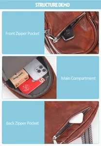2024 Crossbody Mode Brusttasche für Herren hohe Qualität benutzerdefiniert poignetasche Tasche Mode Schlinge neue Schulter Damen Herren Brusttaschen