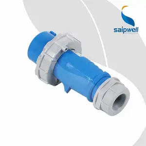 Saipwell/Saip SP-290 3P 32A IP67 Fábrica que fornece tomadas elétricas industriais e tomadas à prova d'água