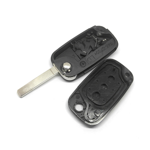 Chìa khóa xe kinh doanh r-enault lật chìa khóa từ xa Bìa Fob vỏ với 3 nút lưỡi mà không có rãnh với logo - Product Image 3