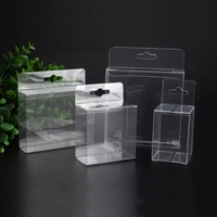 Imballaggio trasparente personalizzato trasparente pvc finestra in PVC scatola di plastica per regali