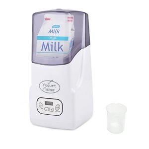 Yaourtière électrique multifonctionnelle 500-1000 ml avec contrôle de la température et fonction minuterie, en plastique blanc, pour usage domestique - Product Image 1