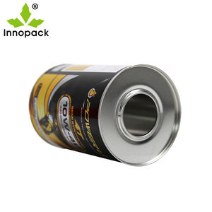 Matériau en fer blanc carré imprimé personnalisé seau de qualité alimentaire boîte de conserve ronde en plusieurs tailles - Product Image 4