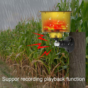 Répulsif Solaire Étanche IP65 pour Oiseaux et Animaux, Idéal pour Ferme, Jardin, Champ de Maïs, avec <span class=keywords><strong>Alarme</strong></span> - Product Image 6