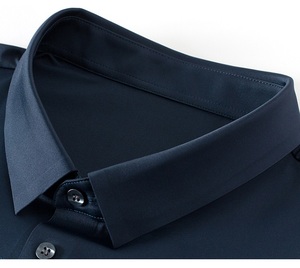 <span class=keywords><strong>Polo</strong></span> de Manga Corta a Rayas para Hombre, Estilo Casual, de Secado Rápido, Ropa de Punto Personalizada - Product Image 6
