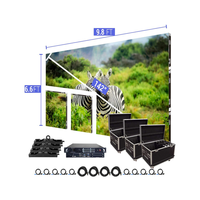 Pantalla LED de Video Wall RGB P2.9 de 500x500mm, Panel Inalámbrico Hard-HUB, para Interiores y Exteriores, Alquiler, Escenarios
