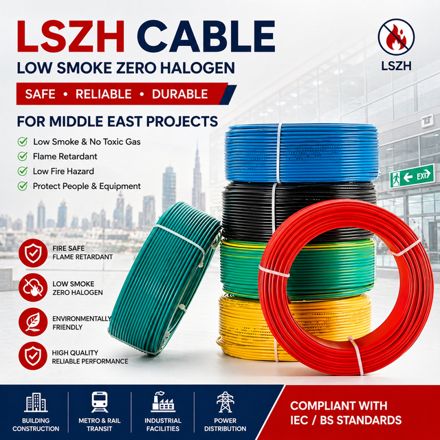 LSZH Cable H07Z-U 6491B 1.5mm 2.5mm 4mm 6mm Copper Conductor XLPE Insulated 150℃ Resistant Cable 450/750V ElectricalWire
