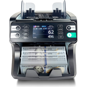 Contador de billetes AL-926 USD EUR de grado comercial, contador de <span class=keywords><strong>moneda</strong></span> mixta, máquina contadora de dinero con doble CIS y detector de billetes falsos - Product Image 2