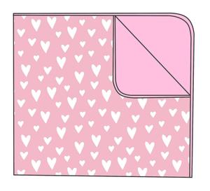 Qingli OEM Usine de fabrication sur mesure SANS <span class=keywords><strong>Tarif</strong></span> Journée de la Saint-Valentin Literie pour enfants Super douce en bambou Imprimés de cœurs Literie Couverture - Product Image 3