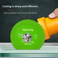 Diamant Ultra mince vert lame de brasage lame de coupe en céramique Jade verre carrelage bouteille de vin meulage coupe scie lame outil