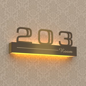 Plaque <span class=keywords><strong>de</strong></span> <span class=keywords><strong>porte</strong></span> personnalisée <span class=keywords><strong>en</strong></span> <span class=keywords><strong>bois</strong></span> <span class=keywords><strong>de</strong></span> noyer avec lettres <span class=keywords><strong>en</strong></span> relief <span class=keywords><strong>en</strong></span> acier inoxydable pour bureau, hôtel, salon - Product Image 6