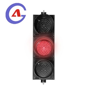 ไฟจราจร LED สีแดงกระพริบ 3 ตอน ขนาด 300 มม. ชุดไฟจราจร 12-24vdc - Product Image 3