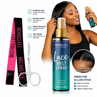 Spray Fixateur de Perruque Personnalisé avec Logo, Colle Adhésive Forte pour Extensions de Cheveux, Kit de Soins pour Perruques OEM ODM MOQ