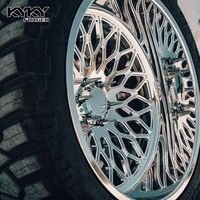 Jantes de voiture forgées sur mesure 5x127 5x5.5 6x139.7 8x170 6x135 8x6.5 8x180 Polies 20x10 22x10 22x12 24x12 24x14J