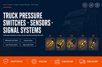 Capteur de pression haute précision compatible avec les systèmes électriques du châssis des camions lourds Sinotruk HOWO A7 TX SITRAK