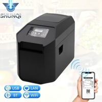 Impresora de Etiquetas Térmicas de Escritorio SHUNQI de Alta Resolución 300DPI, 80mm, Creador de Etiquetas de Códigos de Barras, Lector de Códigos QR 2D, Compatible con Impresoras POS