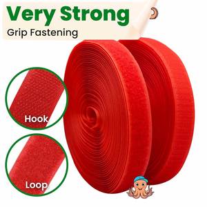 Bande auto-agrippante à coudre 100% nylon en rouleau, bandes à coudre sans adhésif, forte adhérence, facile à appliquer sur les vêtements - Product Image 2
