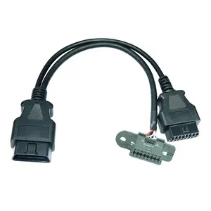 沃尔沃S90的OBD 2 OBDII 16针Can总线适配器OBD2 16针Y分路器母接口诊断连接器电缆