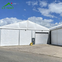 Tente d'entrepôt industrielle 10x30 20x30 40x60 30x30 30x40 100x200 pieds à portée libre ignifuge toutes saisons en matériaux de qualité professionnelle