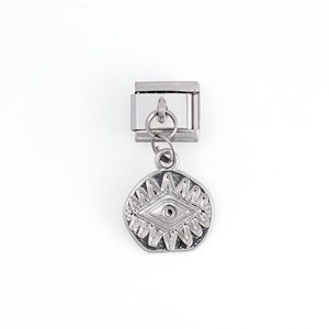 Diseños de Moda 2024, Dijes Italianos de Acero Inoxidable, Plateados en Oro de 18k, Colgantes Italianos para Pulseras de Dijes, Joyería - Product Image 3