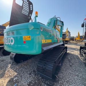 Moteur puissant 90 % neuf pour pelle hydraulique sur chenilles d'occasion Shengang SK200D de 20 tonnes, utilisée dans les projets de construction - Product Image 2