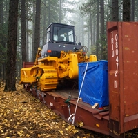 Matériel de terrassement durable à faible entretien, équipement à chenilles épaissies résistant à l'usure SD22 pour l'exploitation en montagne