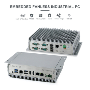 คอมพิวเตอร์อุตสาหกรรมแบบฝังตัวไร้พัดลม รุ่นใหม่ ปี 2026 I3 I5 I7 รองรับ DDR5 2.5Gbe Triple Lan M.2 Nvme รุ่น Efic-20127a - Product Image 1