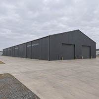 Atelier en structure métallique à faible entretien, isolation acoustique, conforme aux normes AISC, entrepôt métallique, usine de fabrication industrielle