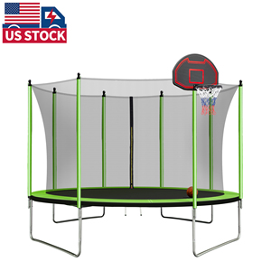 Tràmpoline ngoài trời 10ft của Mỹ có lưới bảo vệ, giao hàng tận nơi - Product Image 1