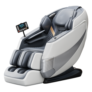 Commercial Track Heated Body Scan Recliner <b>Zero</b> <b>Gravity</b> Roller AI 4D <b>Chair</b> With Open-ended Split-leg - Product Image 1